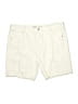 Mossimo 100% Cotton Ivory Cargo Shorts Size 16 - photo 1