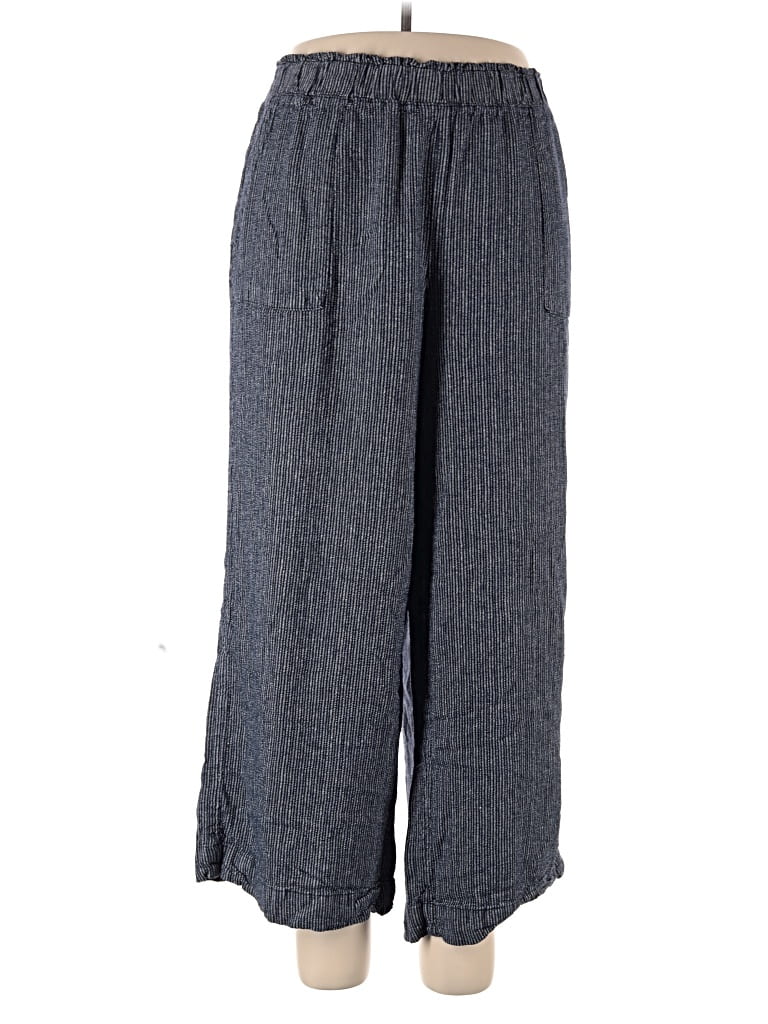 Pre-owned Walmart Linen Pants In Gray