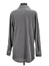 Soft Surroundings Metallic Gray Long Sleeve Blouse Size S - photo 2