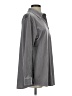 Soft Surroundings Metallic Gray Long Sleeve Blouse Size S - photo 4
