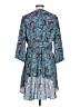 Torrid 100% Polyester Paisley Blue Casual Dress Size Lg Plus (0) - photo 2