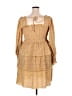 Assorted Brands 100% Polyester Paisley Yellow Orange Casual Dress Size L - photo 2