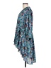 Torrid 100% Polyester Paisley Blue Casual Dress Size Lg Plus (0) - photo 5