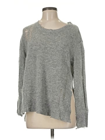 Enza Costa Wool Pullover Sweater (view 1)