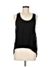 H&M 100% Polyester Black Sleeveless Top Size M - photo 1