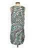 Casting Graphic Teal Cocktail Dress Size Med (2 or M) - photo 2
