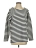 Haven Well Within Stripes White Pullover Sweater Size S - photo 1