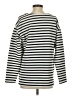 Haven Well Within Stripes White Pullover Sweater Size S - photo 2