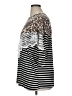 Celeste Animal Print Black Tan 3/4 Sleeve Top Size XL - photo 5