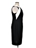 SLNY Solid Black Cocktail Dress Size 16 - photo 4