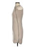 Kyra 100% Polyester Solid Tan Casual Dress Size M - photo 5