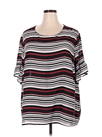 Como Blu Short Sleeve Blouse (view 1)