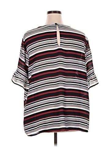 Como Blu Short Sleeve Blouse (view 2)