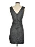 Max + Ash 100% Polyester Metallic Gray Cocktail Dress Size S - photo 2