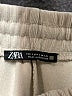 Zara Solid Ivory Casual Pants Size S - photo 7