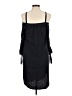 Three Dots Solid Black Casual Dress Size M - photo 2