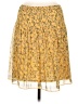 Max Studio 100% Polyester Floral Yellow Casual Skirt Size M - photo 2