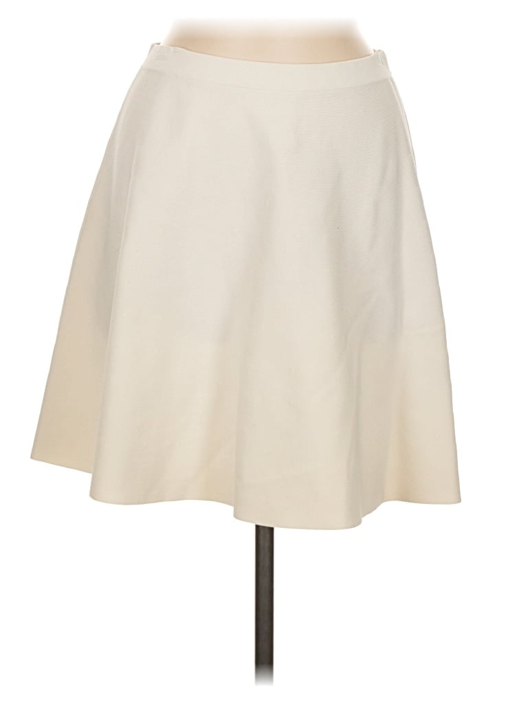 Pre-owned Parker Formal Skirt In White