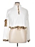 Tolani Animal Print White Turtleneck Sweater Size XL - photo 1