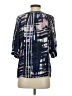 Eight Sixty Blue Short Sleeve Blouse Size S - photo 2