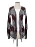 Vanity 100% Acrylic Burgundy Cardigan Size S - photo 1