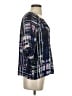 Eight Sixty Blue Short Sleeve Blouse Size S - photo 4