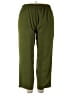 Poof! Solid Green Casual Pants Size XXL - photo 1