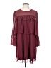 Wilfred 100% Polyester Burgundy 3/4 Sleeve Top Size S - photo 1
