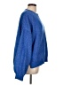 Unbranded 100% Polyester Solid Blue Pullover Sweater Size L - photo 4