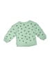 Cloud Island Print Green Pullover Sweater Size 6-9 mo - photo 2