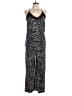 Fabletics 100% Polyester Animal Print Black Jumpsuit Size L - photo 1