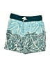 Lands' End 100% Polyester Teal Board Shorts Size 6-9 mo - photo 1
