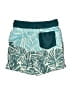 Lands' End 100% Polyester Teal Board Shorts Size 6-9 mo - photo 2