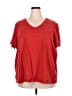 Basic Editions Red Short Sleeve T-Shirt Size 3X - photo 1