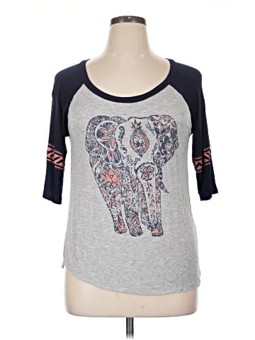 Living Doll 3/4 Sleeve T-Shirt (view 1)