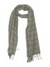 Unbranded Houndstooth Gray Tan Scarf One size - photo 1