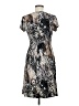 En Focus Studio Animal Print Silver Cocktail Dress Size 8 - photo 2