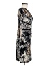 En Focus Studio Animal Print Silver Cocktail Dress Size 8 - photo 4