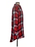 Coupé Collection 100% Rayon Plaid Red Long Sleeve Blouse Size S - photo 4