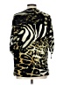 Boston Proper Animal Print Gold 3/4 Sleeve Blouse Size L - photo 2