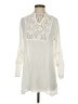 BoHo Me 100% Rayon Ivory 3/4 Sleeve Blouse Size S - photo 1