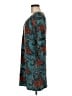 Aryeh Paisley Teal Casual Dress Size M - photo 5