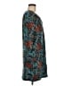 Aryeh Paisley Teal Casual Dress Size M - photo 4