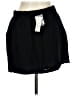 HADID Solid Black Casual Skirt Size L - photo 2