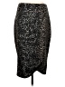 Apt. 9 Animal Print Black Casual Skirt Size L - photo 2