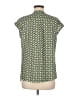 Tamara H. 100% Polyester Green Short Sleeve Blouse Size M - photo 2