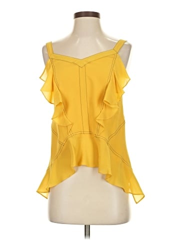 Derek Lam Sleeveless Silk Top (view 1)
