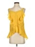 Derek Lam 100% Silk Yellow Sleeveless Silk Top Size 4 - photo 1