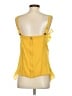 Derek Lam 100% Silk Yellow Sleeveless Silk Top Size 4 - photo 2