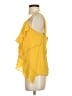 Derek Lam 100% Silk Yellow Sleeveless Silk Top Size 4 - photo 5